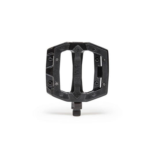 Eclat, Slash Alloy, Platform Pedals, Body: Aluminum, Spindle: Cr-Mo, 9/16'', Black, Pair