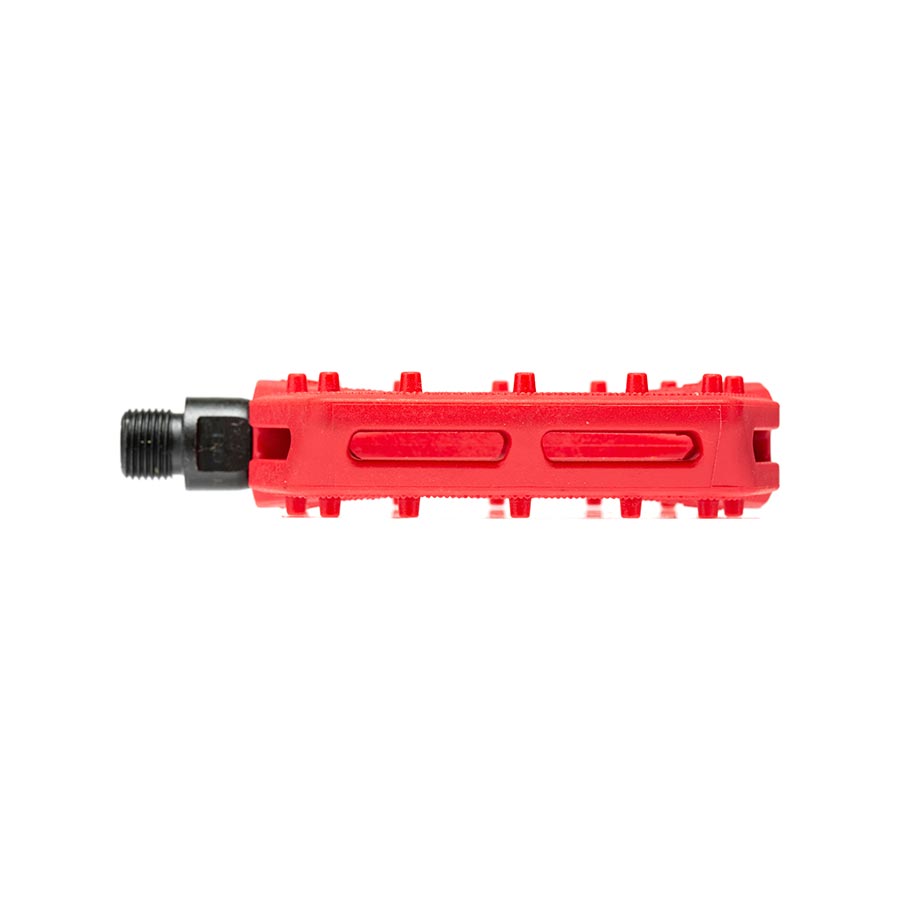 Black Eclat Slash platform pedals, pair with metal pins and durable design for BMX or mountain biking.
