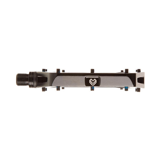Black Eclat Surge XL platform pedals with durable metal body and wide grip for BMX and mountain biking.