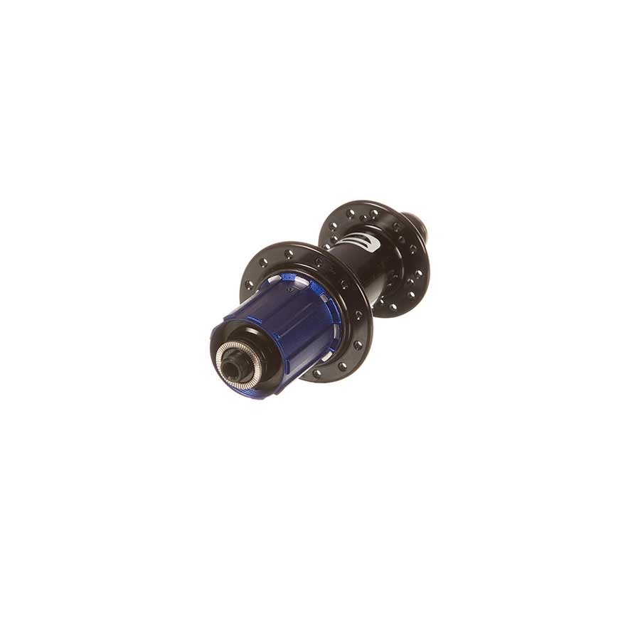 Eclypse A291/F482 SB/A non-disc road hub in black, 24h rear, 130mm, 10mm axle, quick-release, compatible with 9-10-speed cassettes.