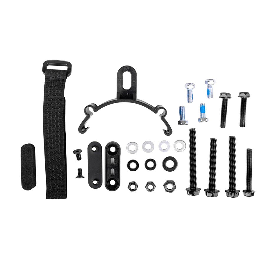 Evo Fast Fit Fender Sets with 35mm width for 700c, 23-32c tires, mounted on bicycle wheels.