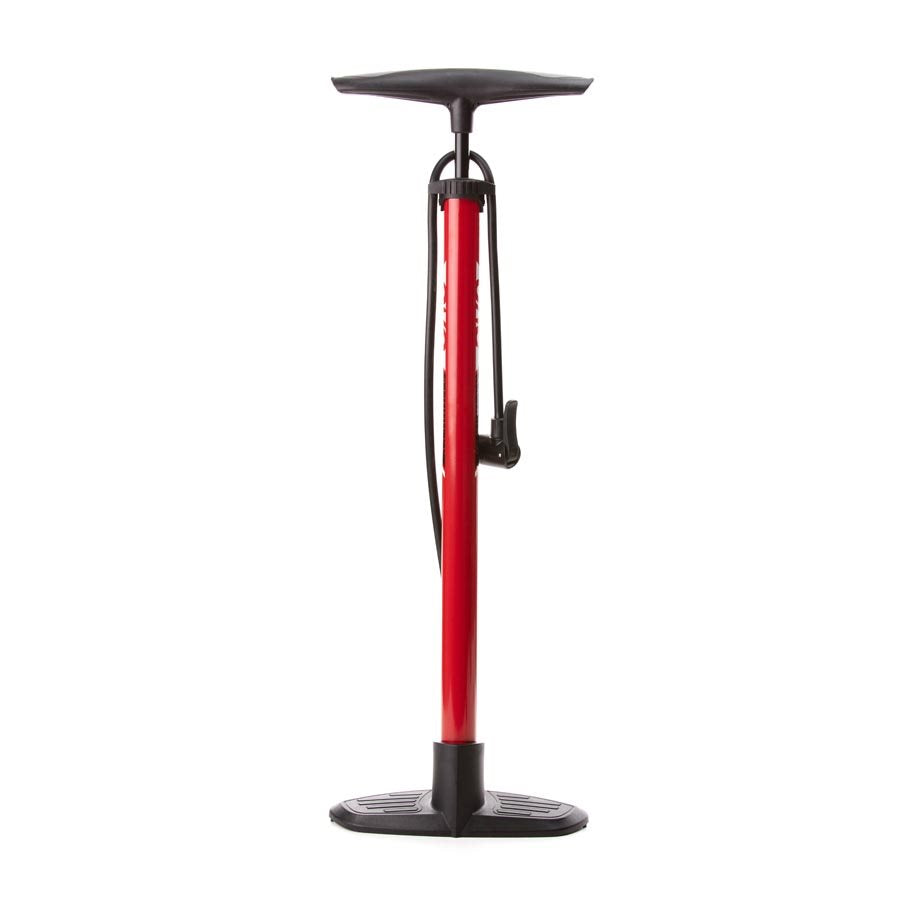 AirPress, Floor Pump, Double head, 120psi, Red - MetroCycle