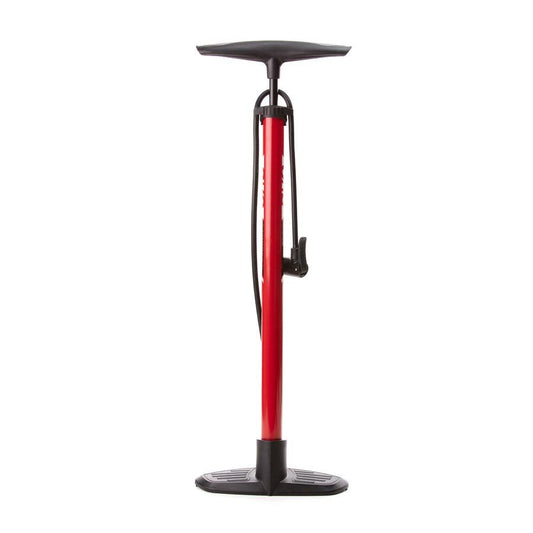AirPress, Floor Pump, Double head, 120psi, Red - MetroCycle