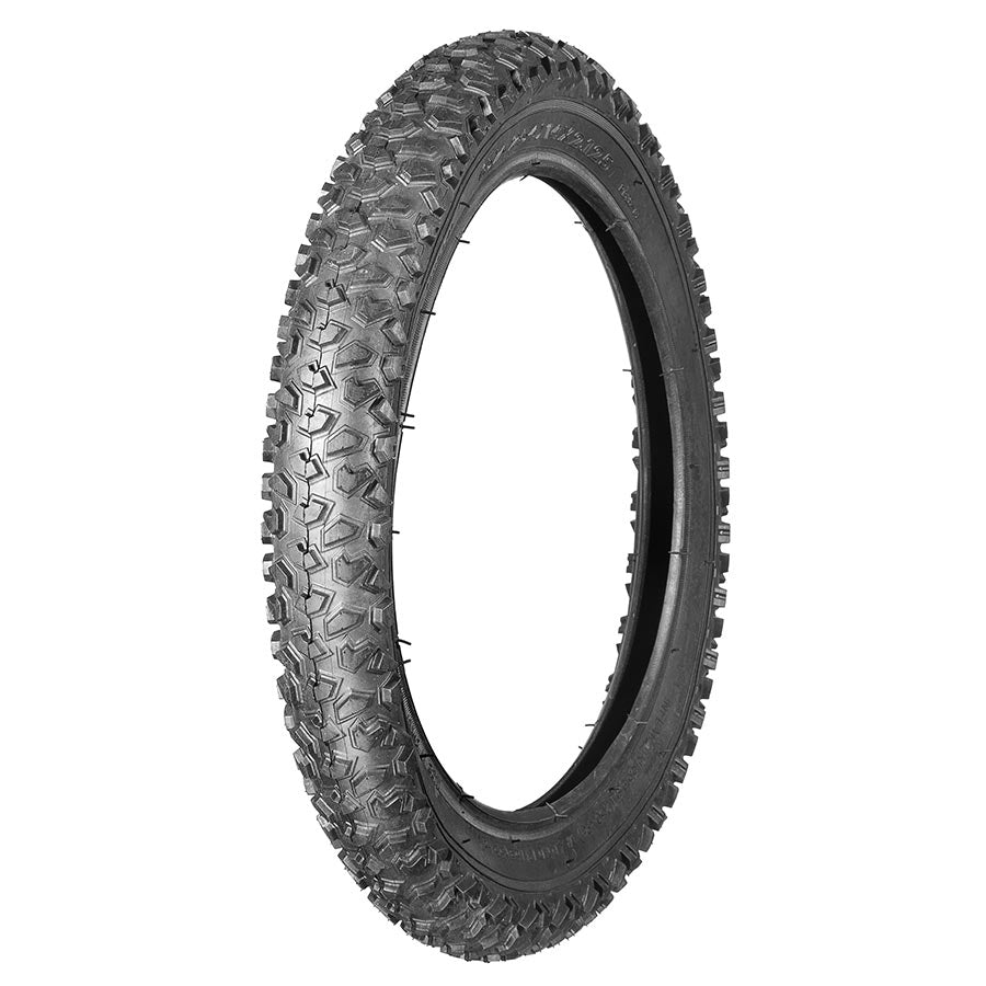 Evo Chanute mountain tire, 12x2.1-inch wire clincher, black, with 27 TPI tread for off-road cycling.