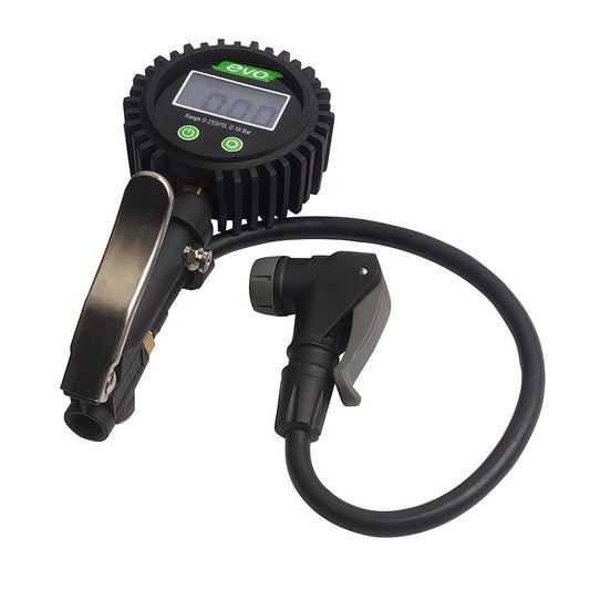 EVO, DSI-1 Shop Inflator, Pressure Gauge, Presta, Schrader
