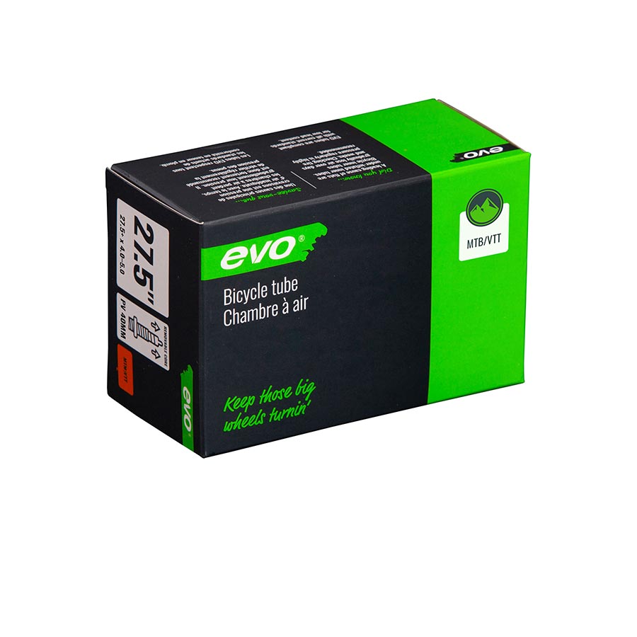 Evo Presta tubes for 700c bikes, 48mm length, 23-25c, designed for road cycling, with a durable Presta valve.