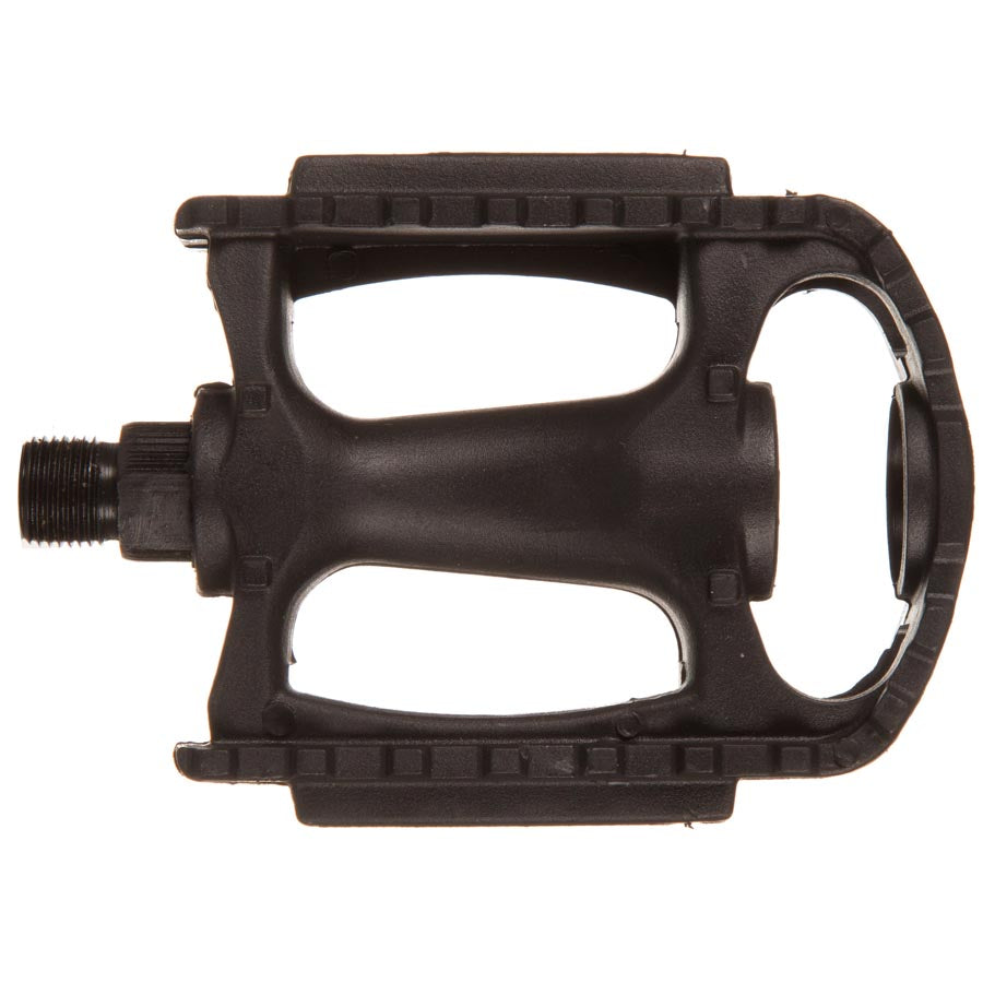 EVO, Swivel Resin, Pedals, Body: Resin, Spindle: Steel, 1/2'', Black, Pair