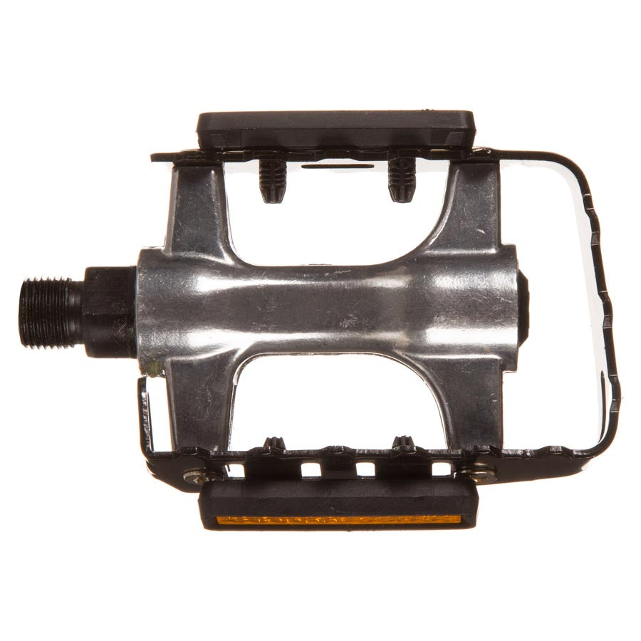 EVO, Swivel Alloy, Pedals, Body: Aluminum, Spindle: Steel, 9/16'', Silver, Pair