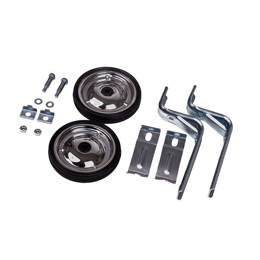 EVO, Training Wheels, Training Wheels, 12'' to 20'', Silver, Pair