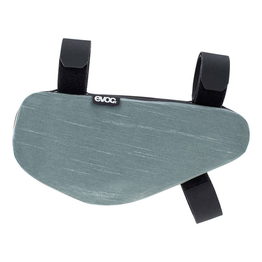 EVOC Multi Frame Pack WP frame bags in carbon grey, 1-2L capacity, designed for bike frames with durable construction.