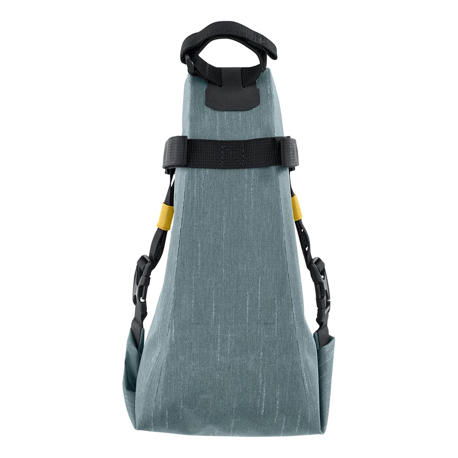 EVOC Seat Pack WP seat bag in carbon grey, 2L capacity, designed for bike saddle storage, durable and waterproof.
