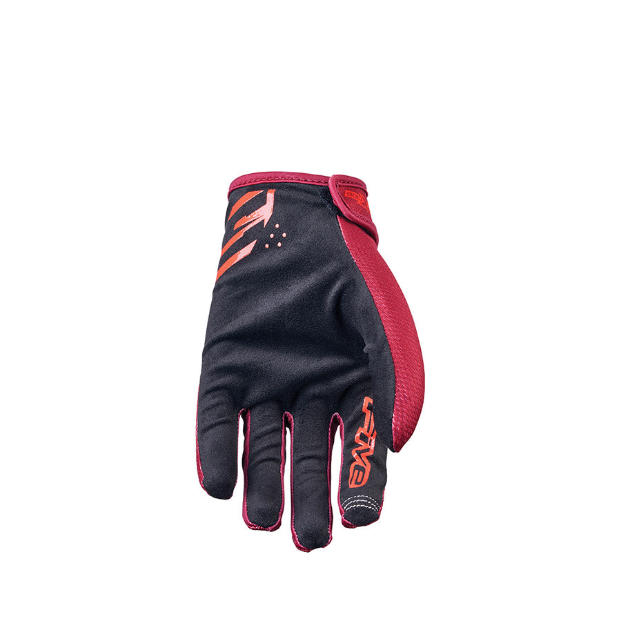 Black XR-Ride full finger gloves by Five Gloves, 3XL pair, showing the textured palm and snug fit for cycling or outdoor activities.