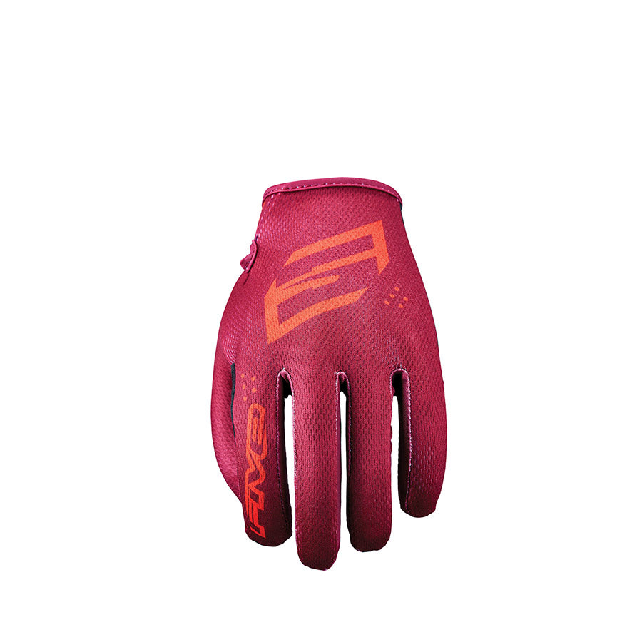 Black XR-Ride full finger gloves by Five Gloves, 3XL size, showing the padded design and breathable fabric for cycling.