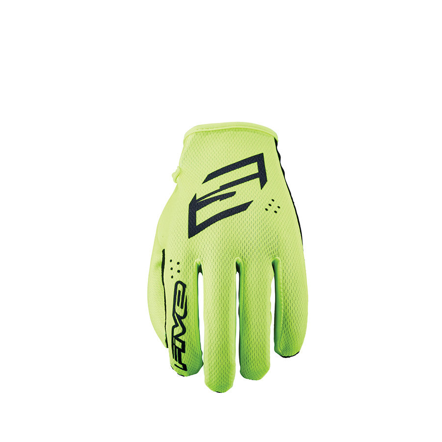 Black XR-Ride full finger gloves by Five Gloves, size 3XL, showing the textured grip and padded design for cycling comfort.