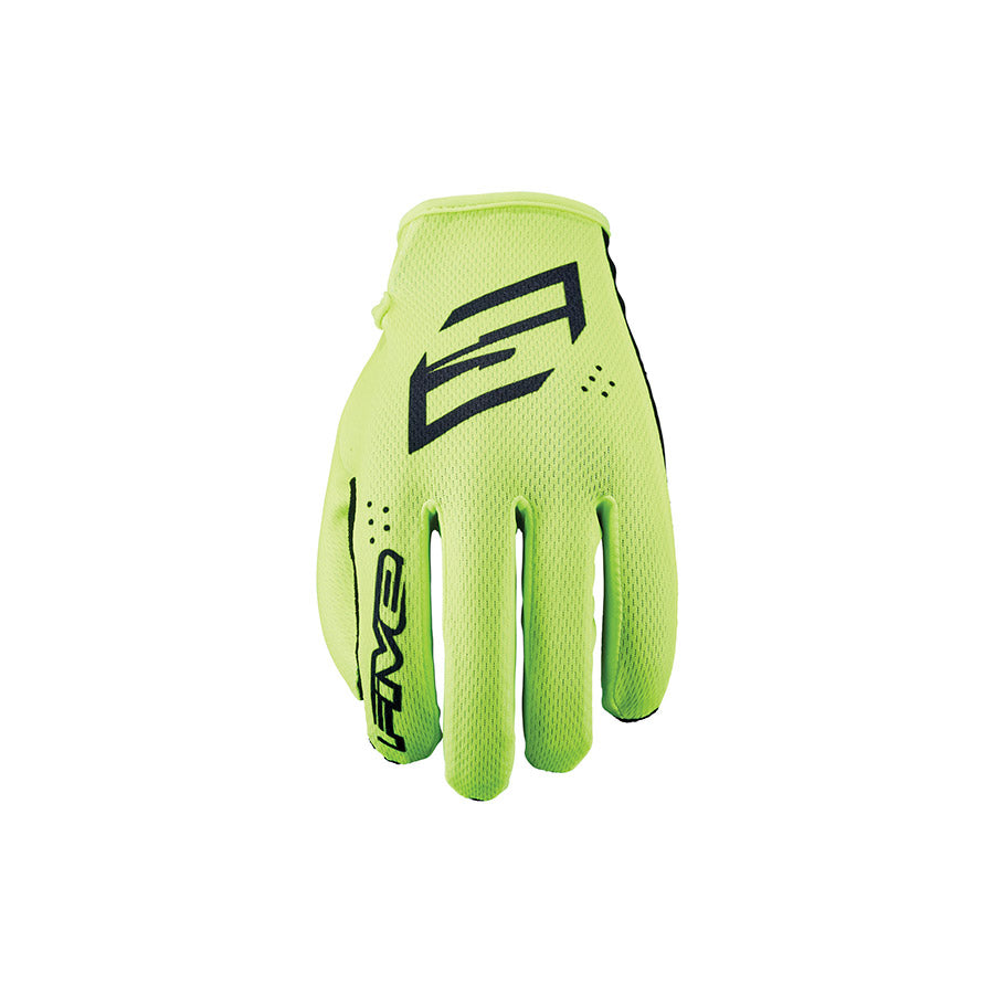 Black XR-Ride Full Finger Gloves by Five Gloves, 3XL pair, showing grip and padded design for cycling or outdoor activities.