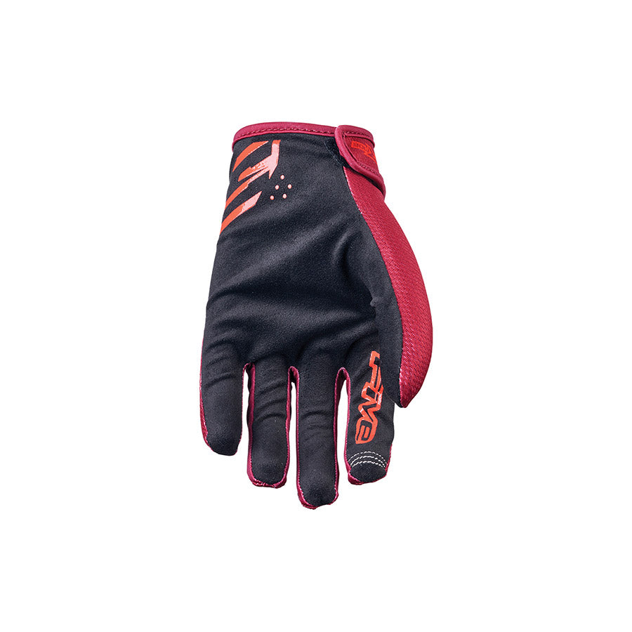 Black XR-Ride full finger gloves by Five Gloves, 3XL size, showing the durable fabric and secure wrist closure.