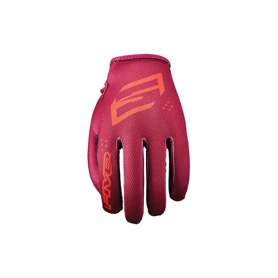 Black XR-Ride Full Finger Gloves by Five Gloves, size 3XL, designed for comfort and grip during outdoor activities