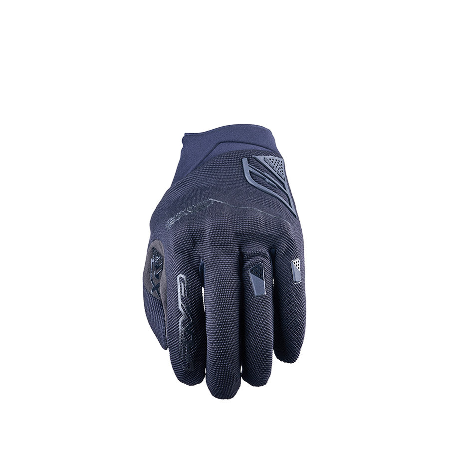 Full finger XR-Trail Protech Evo gloves by Five Gloves in 3XL, showing black and gray design with textured grip palms.