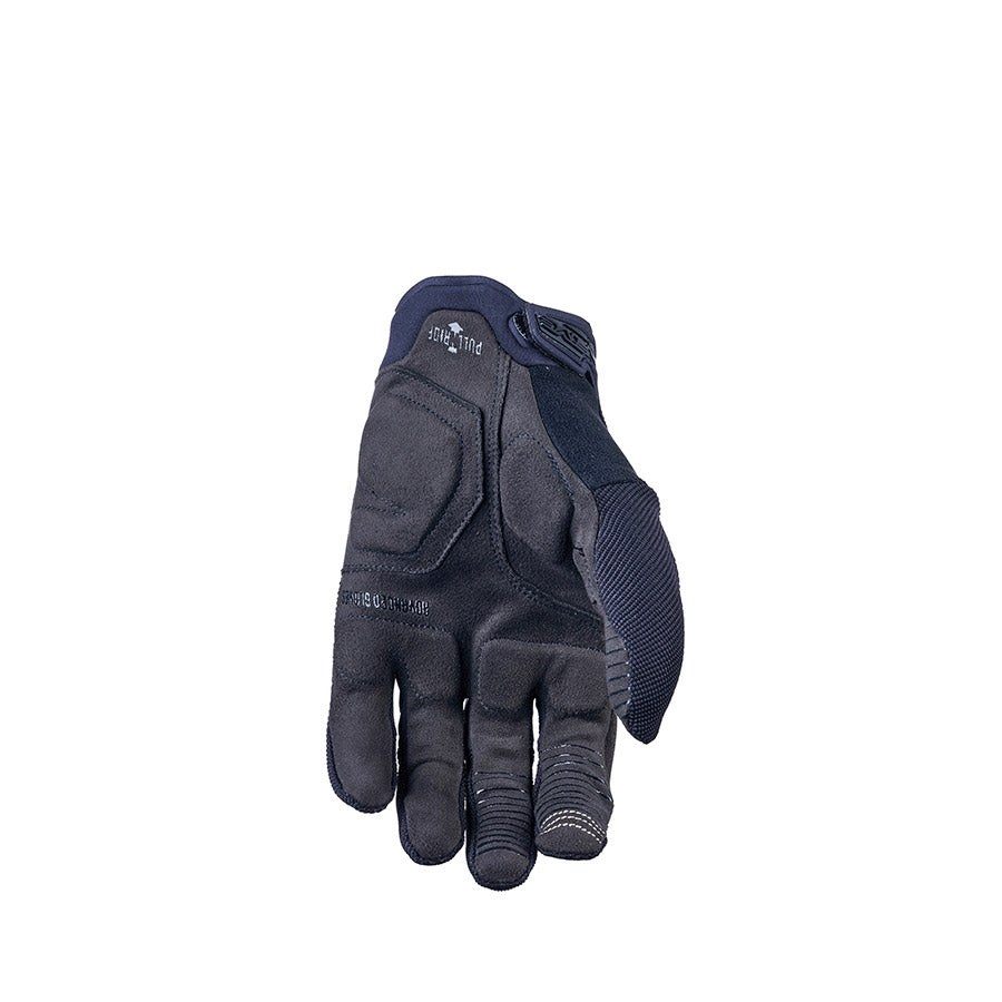 Pair of Five Gloves XR-Trail Protech Evo full finger gloves in size 3XL, showing black and grey design with textured grip palms.