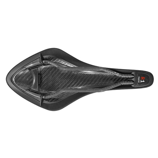 Fizik, Arione R1, Saddle, 300 x 132mm, Men, 165g, Black/ Black, Regular