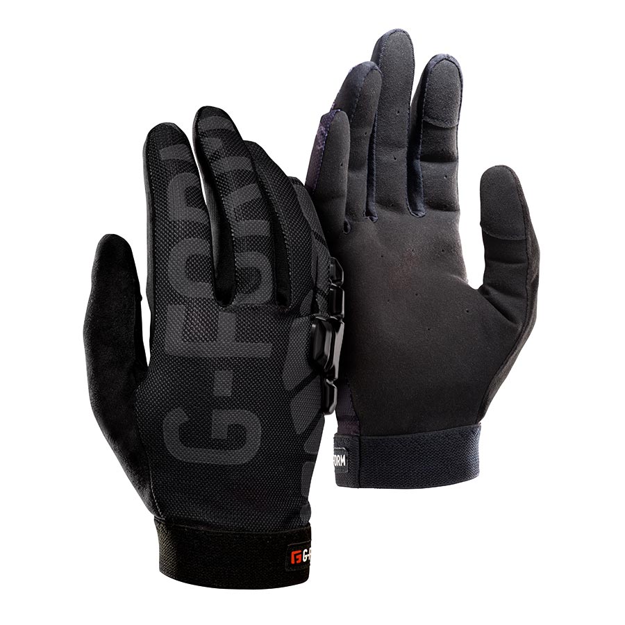 Pair of G-Form Sorata 2 Trail Gloves, full finger gloves designed for trail running and outdoor activities.