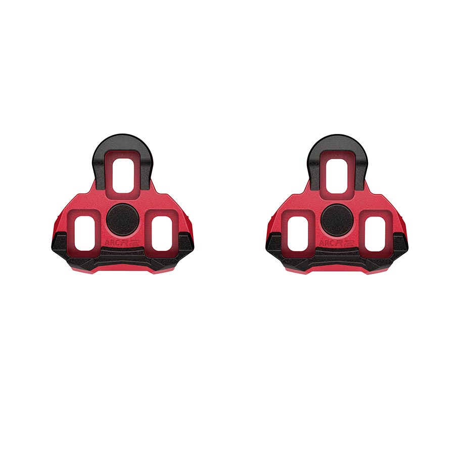 Six pairs of Garmin Rally RK replacement cleats for cycling shoes, featuring durable, clipless design for secure pedal engagement.