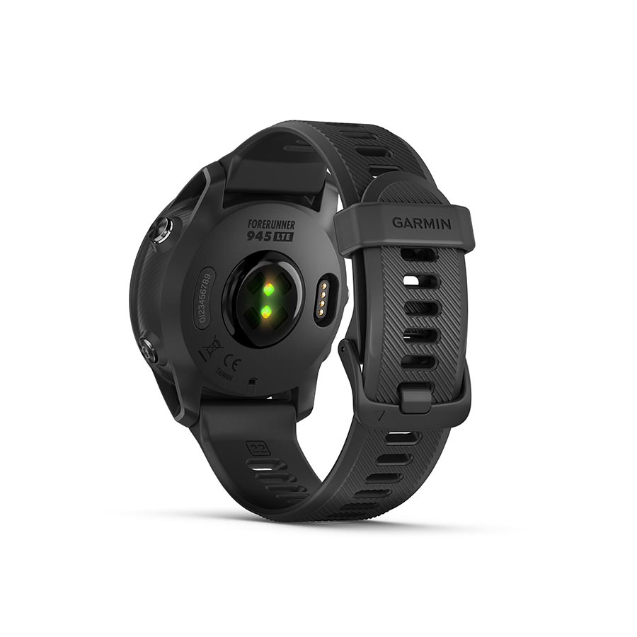 Garmin Forerunner 55 watch with aqua silicone wristband, sporty design, digital display, and fitness tracking features.
