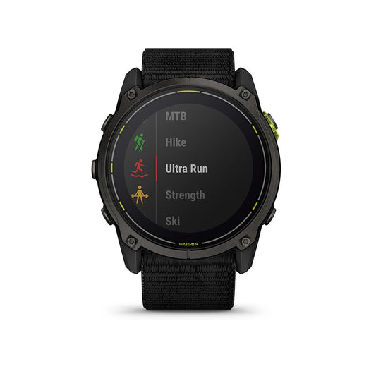 Garmin, Enduro 3, Watch, Watch Color: Black, Wristband: Black - Silicone