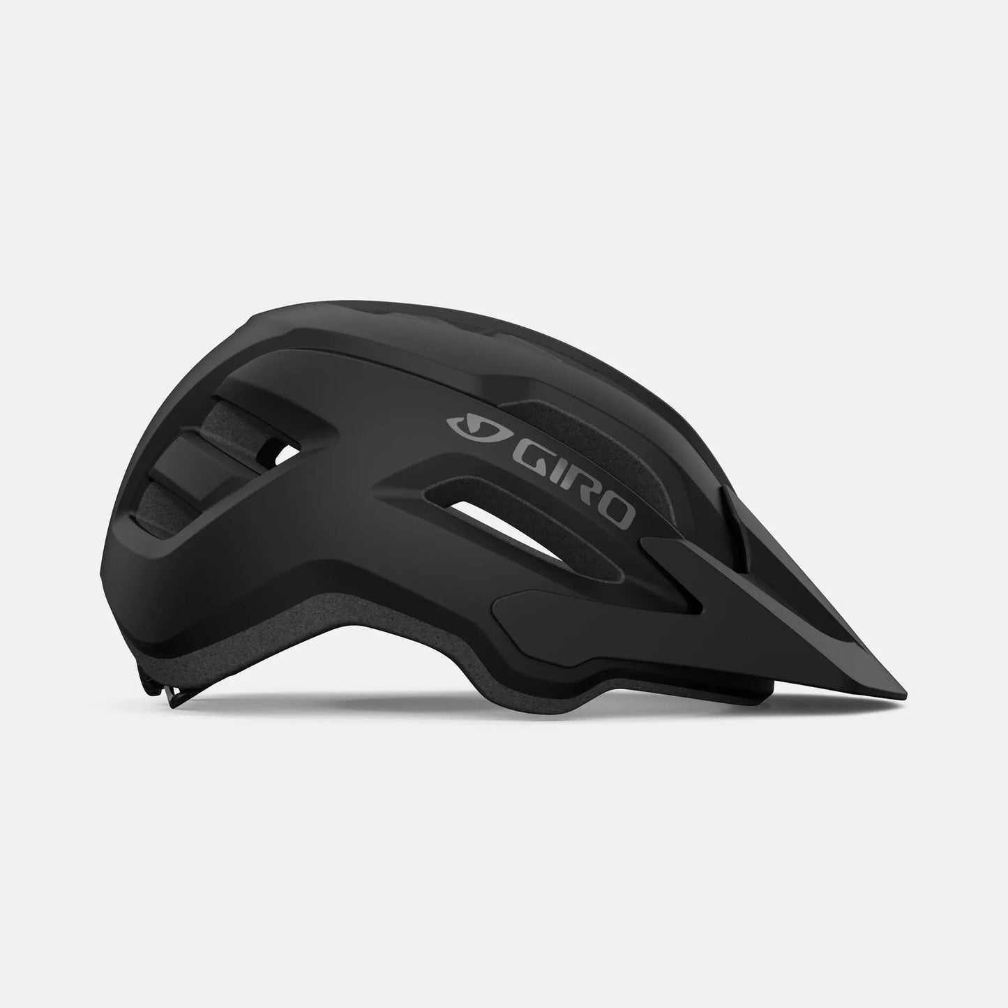 Giro Fixture II MIPS mountain bike helmet with adjustable straps and ventilation, shown from the front view.