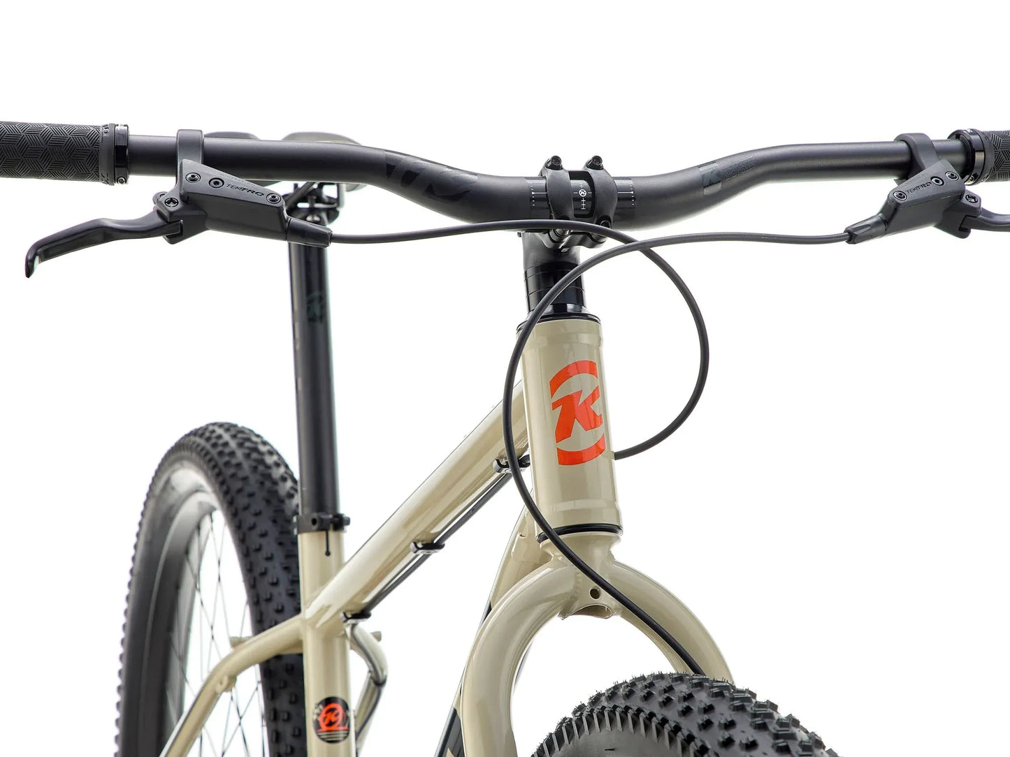 Kona Unit touring bike with custom build, featuring a sturdy frame, multiple gears, and off-road tires for versatile cycling.