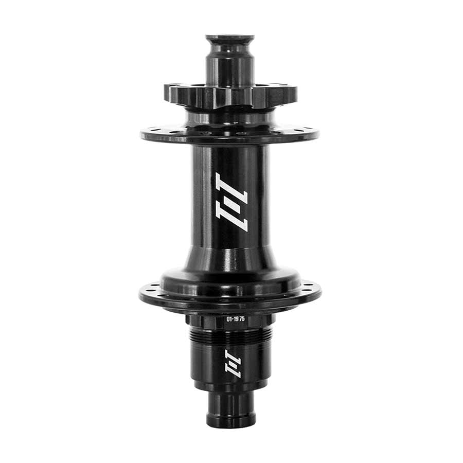 Industry Nine 1/1 Classic Boost 6B rear disc hub, 32h, 12mm thru-axle, SRAM XD, black, for mountain bike wheelset.