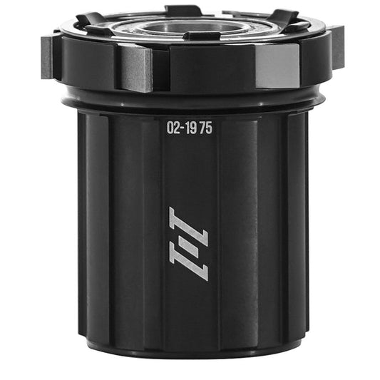 Industry Nine 1/1 Road Freehub body for Shimano Road 11-speed bicycles, showcasing the freehub design and branding.