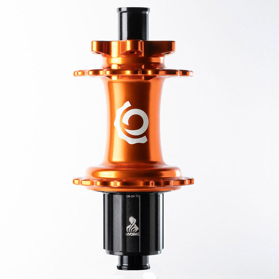 Industry Nine Hydra 2 Boost MicroSpline disc hub with 32-hole, 12mm thru-axle, Shimano Micro Spline, black bike component