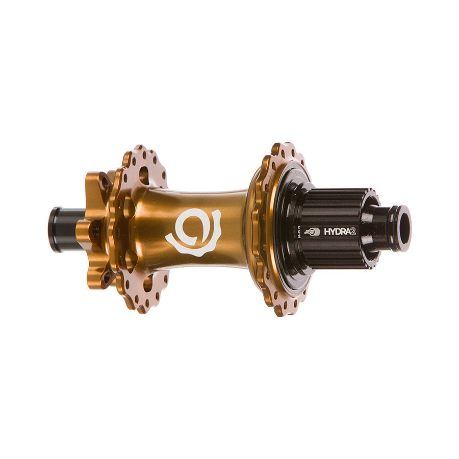 Black Industry Nine Hydra 2 Boost MicroSpline disc hub with 32 spokes, 12mm thru-axle, Shimano Micro Spline compatibility