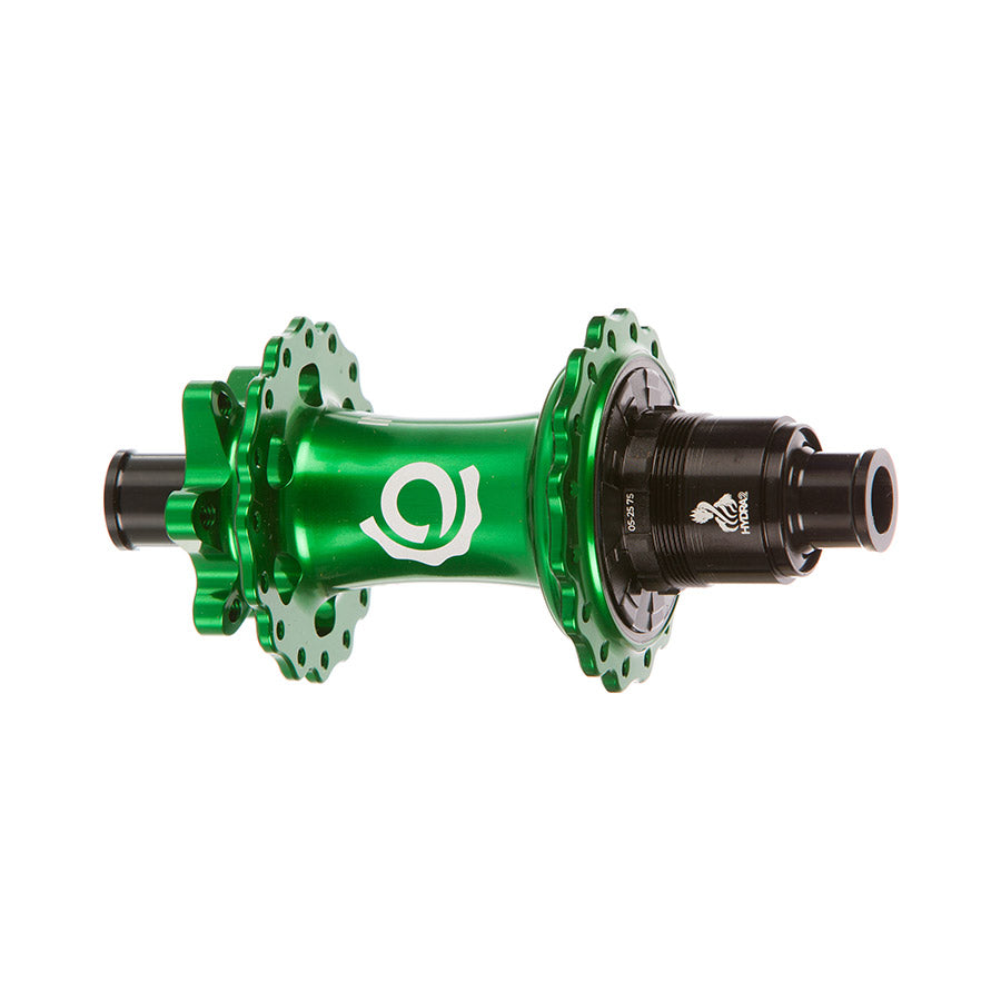Industry Nine Hydra 2 Boost XD disc hub with 32h, 12mm TA, 148mm spacing in black, designed for SRAM XD mountain bikes.
