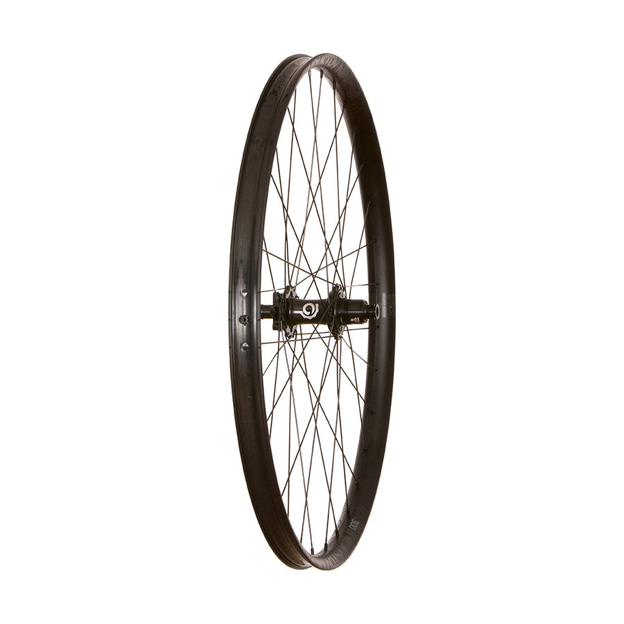 Industry Nine Hydra 2 Enduro S wheels front view, 29-inch alloy mountain bike wheels with Boost 15mm thru-axle and 6-bolt disc mount