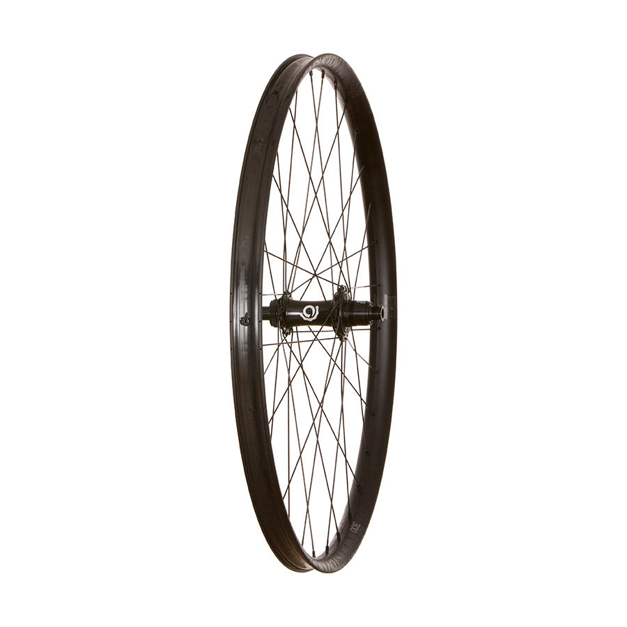Industry Nine Hydra 2 Enduro S wheels front view, 29-inch mountain bike wheels with 32 holes and boost disc mount