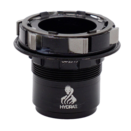 Industry Nine Hydra 2 freehub body for Shimano HG, showing the freehub body and gear interface for bicycle wheels.