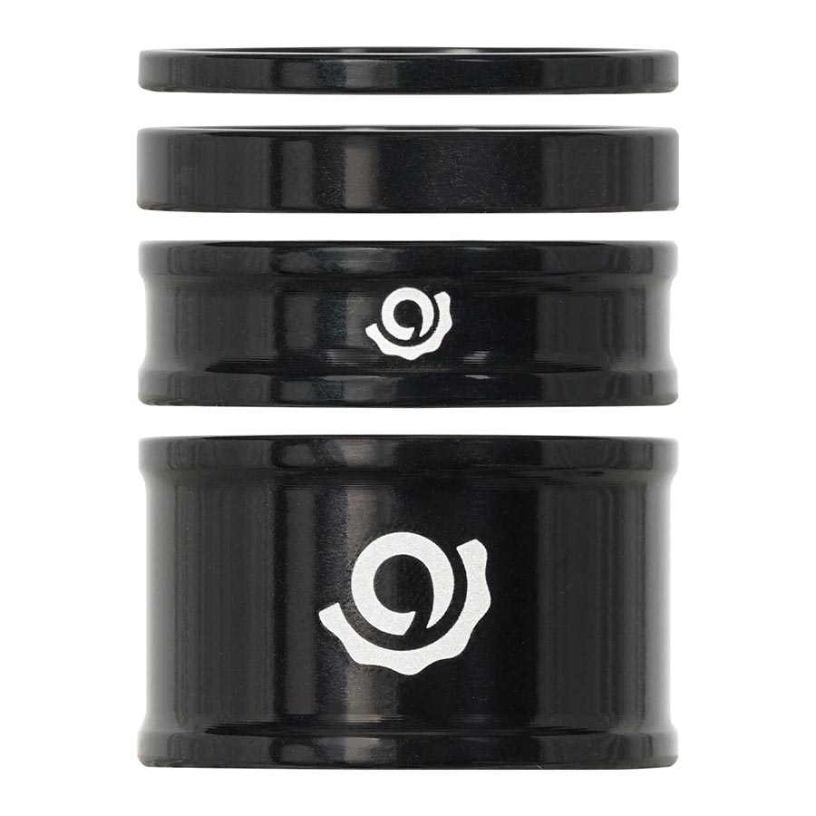 Industry Nine iRiX Spacer Kit with turquoise headset spacers for bicycle handlebars and steering components.