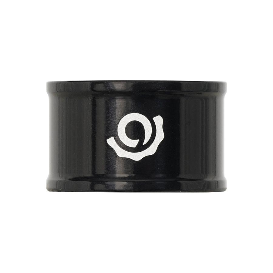 Set of three turquoise aluminum iRiX headset spacers by Industry Nine, each 5mm thick, for bike headset installation.