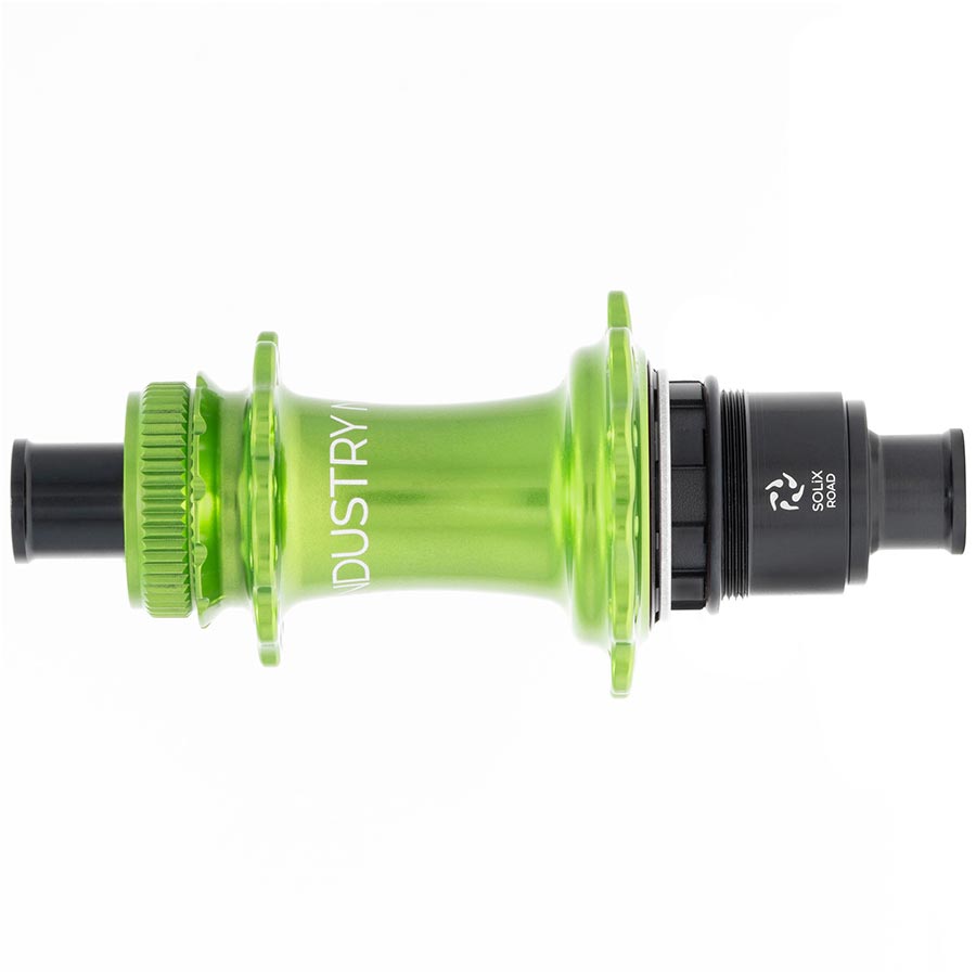 Industry Nine Solix G Classic Rear XD-R disc hub with 24h, 12mm TA, 142mm, black finish, for SRAM XD-R mountain bikes.