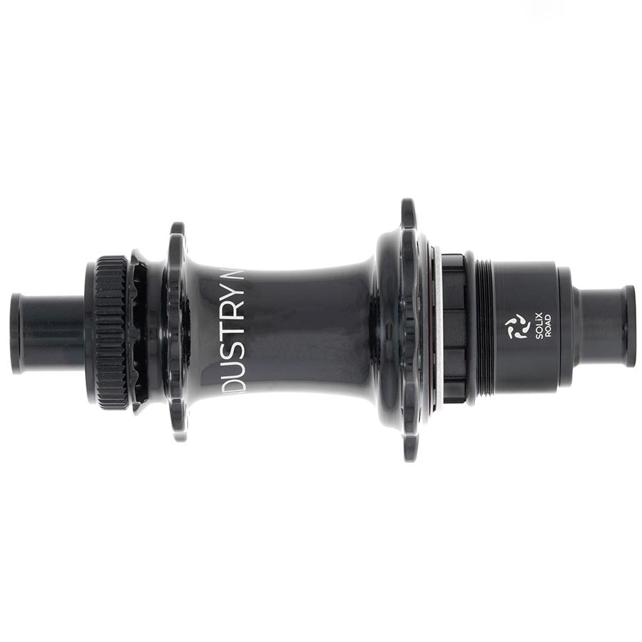 Industry Nine Solix G Classic Rear XD-R disc hub with 24h, 12mm TA, 142mm spacing in black for mountain bikes