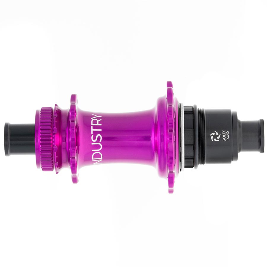 Industry Nine Solix G Classic Rear XD-R disc hub, 24h, 12mm TA, SRAM XD-R, black, mountain bike wheel component
