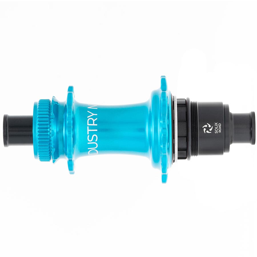 Industry Nine Solix G Classic Rear XD-R disc hub with 24-hole, 12mm thru-axle, SRAM XD-R compatibility in black.