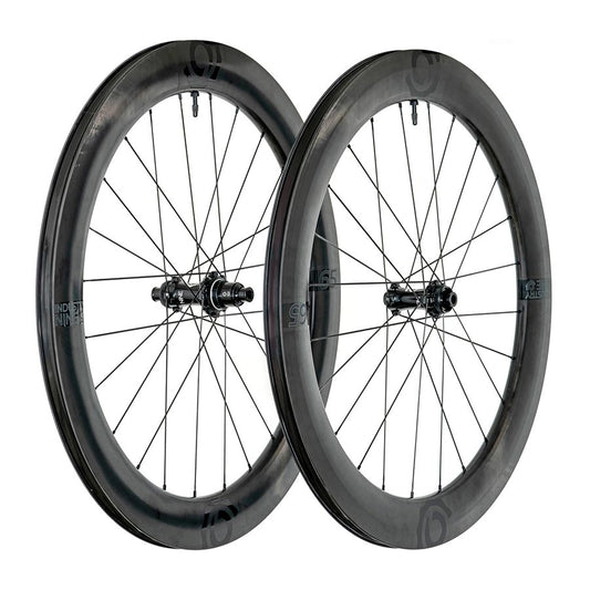 Industry Nine Solix SL i9 65 wheels with Shimano Road 11-speed compatibility, showcasing lightweight carbon rim and hub details.