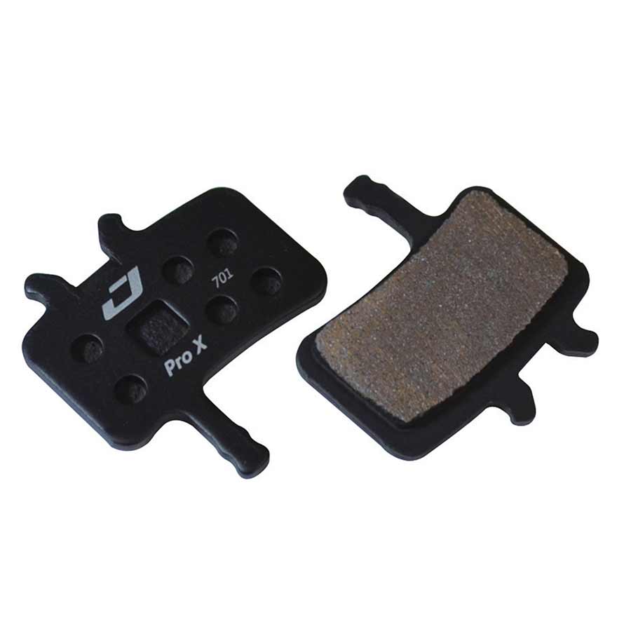 Jagwire Pro Extreme Sintered Disc Brake Pads for mountain and road bikes, metallic pair with shape for SRAM Level 2 brakes