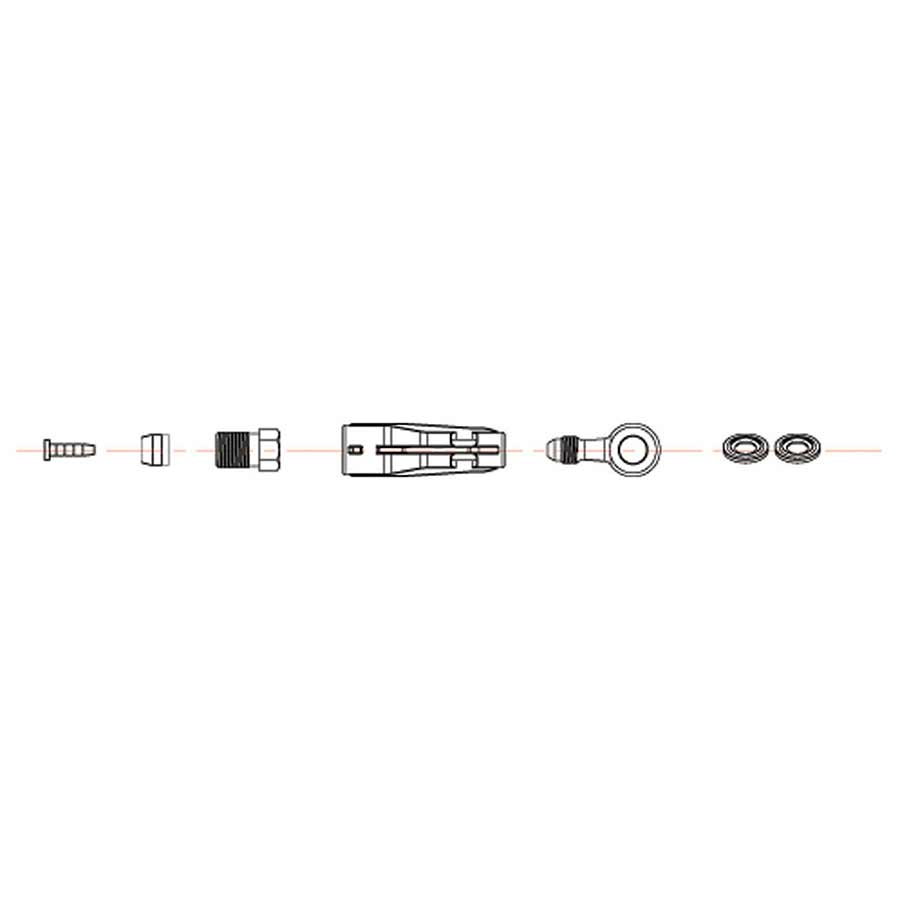 Jagwire, Mountain Pro Quick-Fit, Adapter kit, Hope