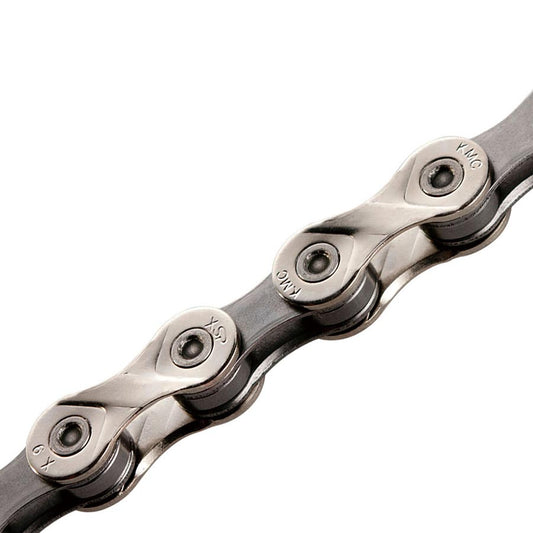 KMC, X9 NP/GY, Chain, 9 Speed, 116 Links, Silver