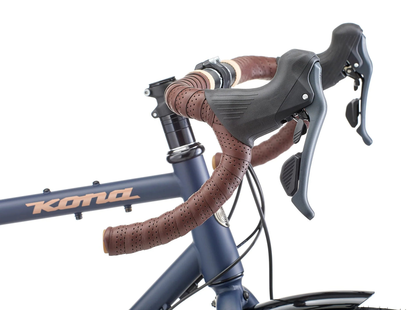 Kona Sutra touring bike featuring a sturdy frame, drop handlebars, and multiple gears for long-distance cycling adventures.