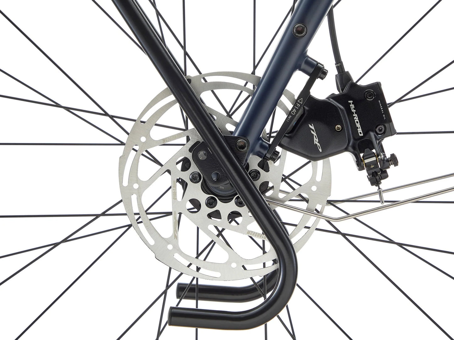 Kona Sutra touring bike with drop handlebars, black frame, and touring features, designed for long-distance cycling.